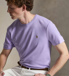 CAMISETA RALPH LAUREN PARA CABALLERO MANGA CORTA MORADO REF 710740727507