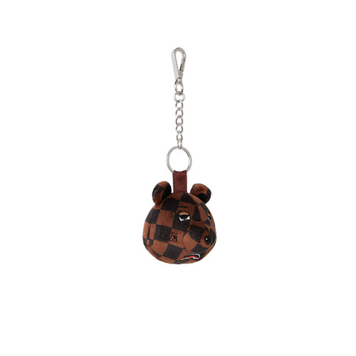 LLAVERO BROWN CHECKER BEAR HEAD SPRAYGROUND PARA HOMBRE COLOR ASSORTED 910Z714NSZ