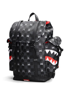 Mochila Monte Carlo Gray Peeking Character Check Sprayground Color Assorted