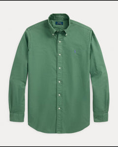 RALPH LAUREN CAMISA MANGA LARGA HOMBRE VERDE
