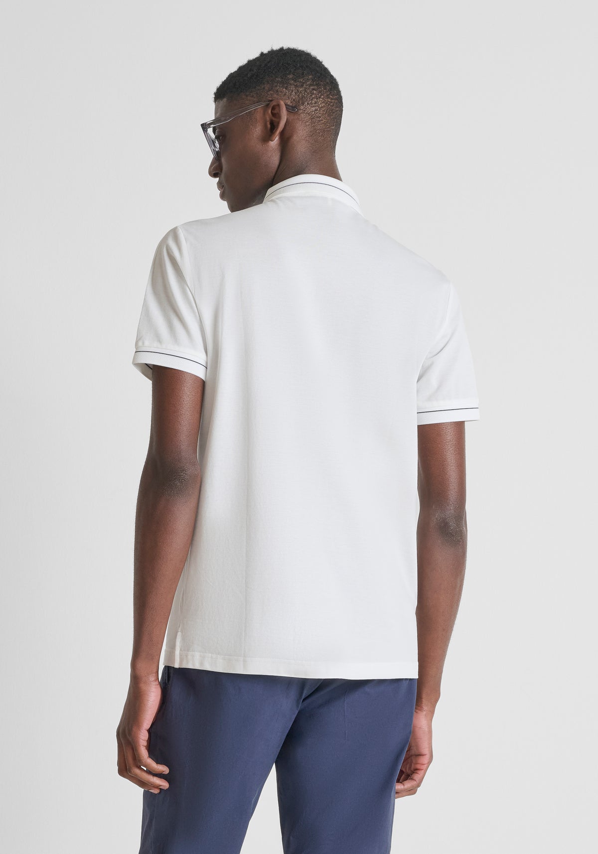 CAMISETA TIPO POLO ANTONY MORATO PARA HOMBRE COLOR BLANCO KS02665FA100083