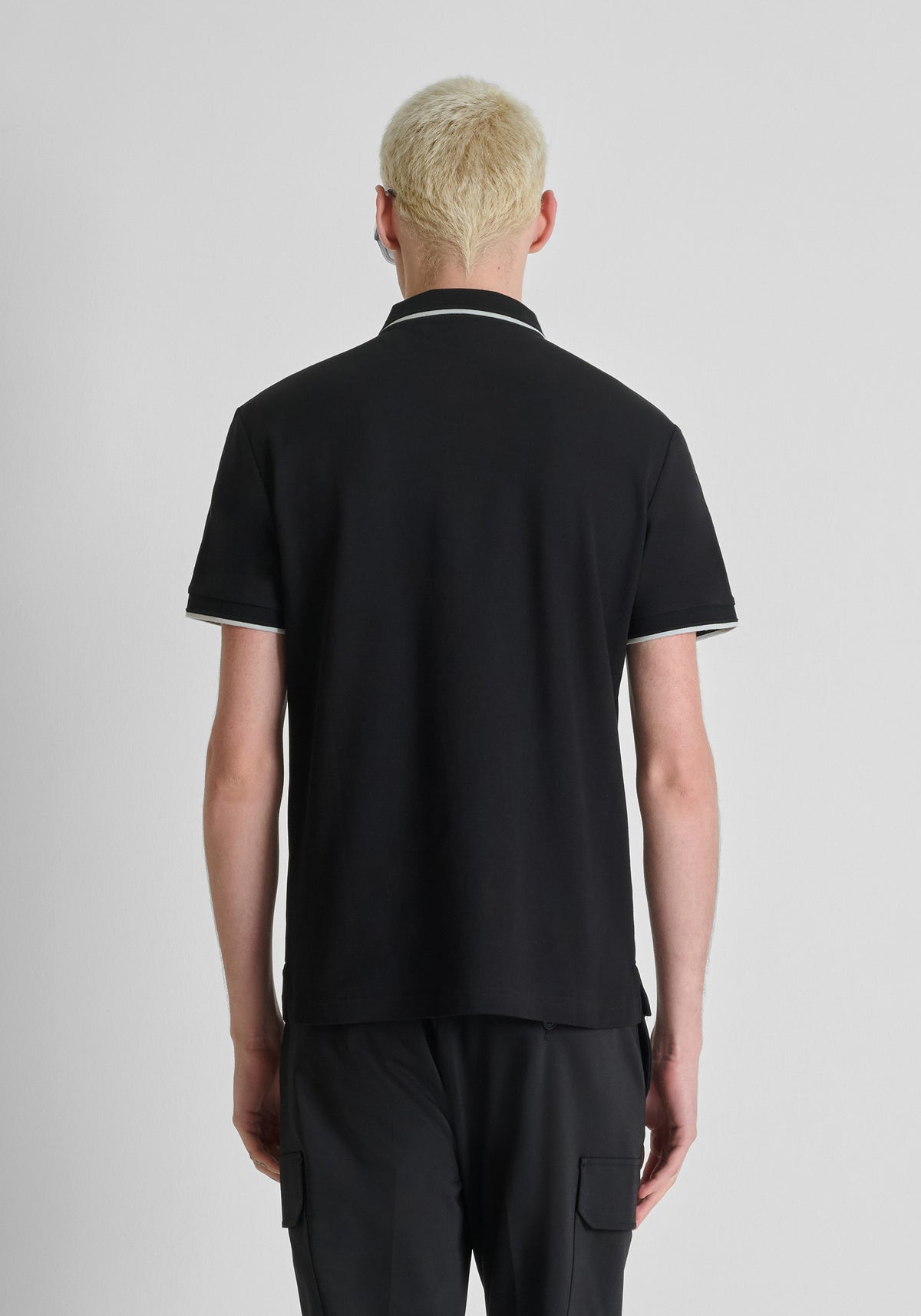 CAMISETA TIPO POLO ANTONY MORATO PARA HOMBRE COLOR NEGRO KS02640FA100270