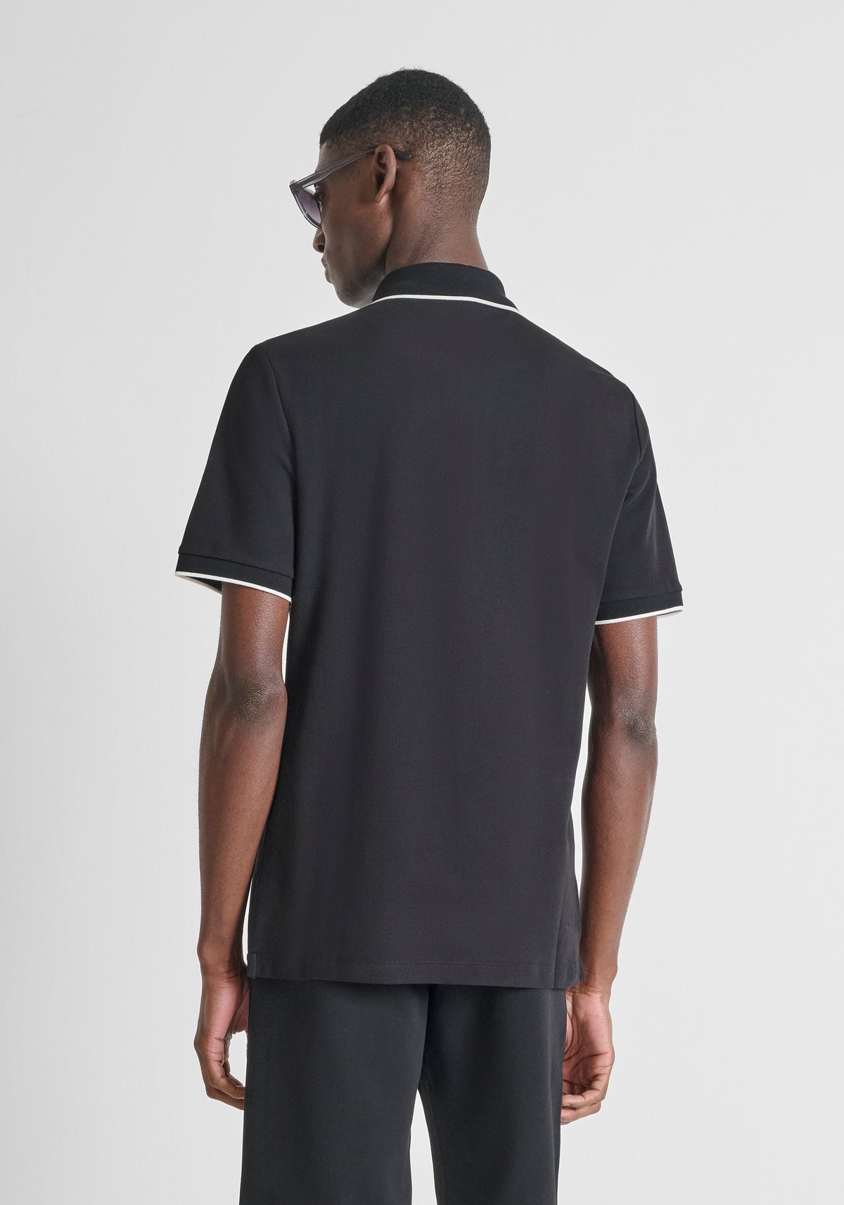 CAMISETA TIPO POLO ANTONY MORATO PARA HOMBRE COLOR NEGRO KS02643FA100270