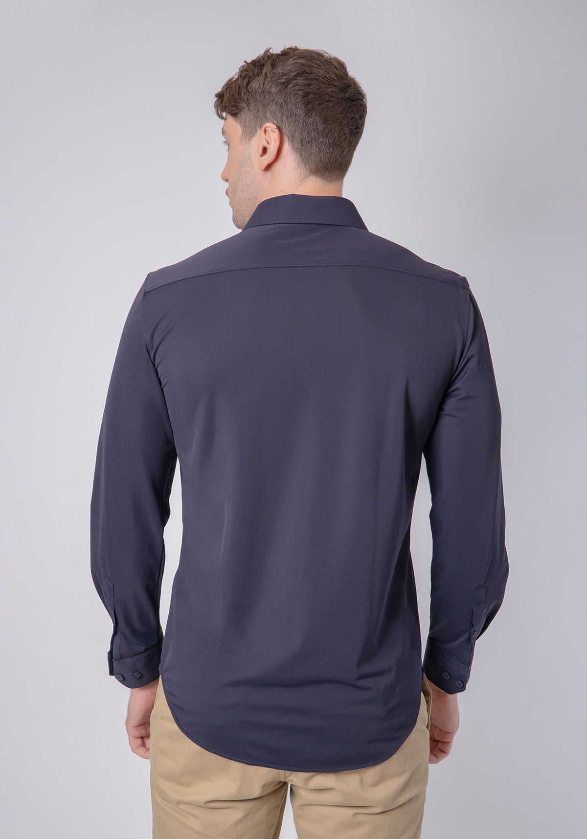 CARVEN CAMISA M/L HOMBRE AZUL CVA01900NV