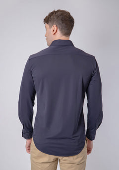 CARVEN CAMISA M/L HOMBRE AZUL CVA01900NV