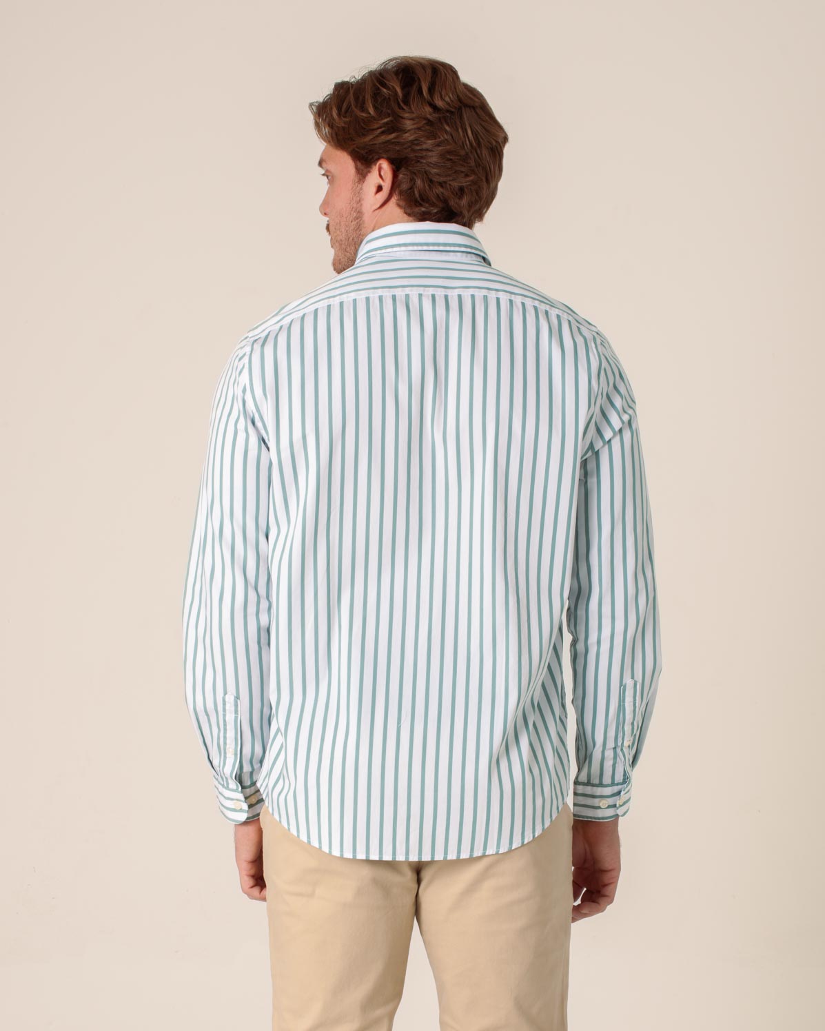 CARVEN CAMISA M/L HOMBRE VERDE CVK04216BGRGE