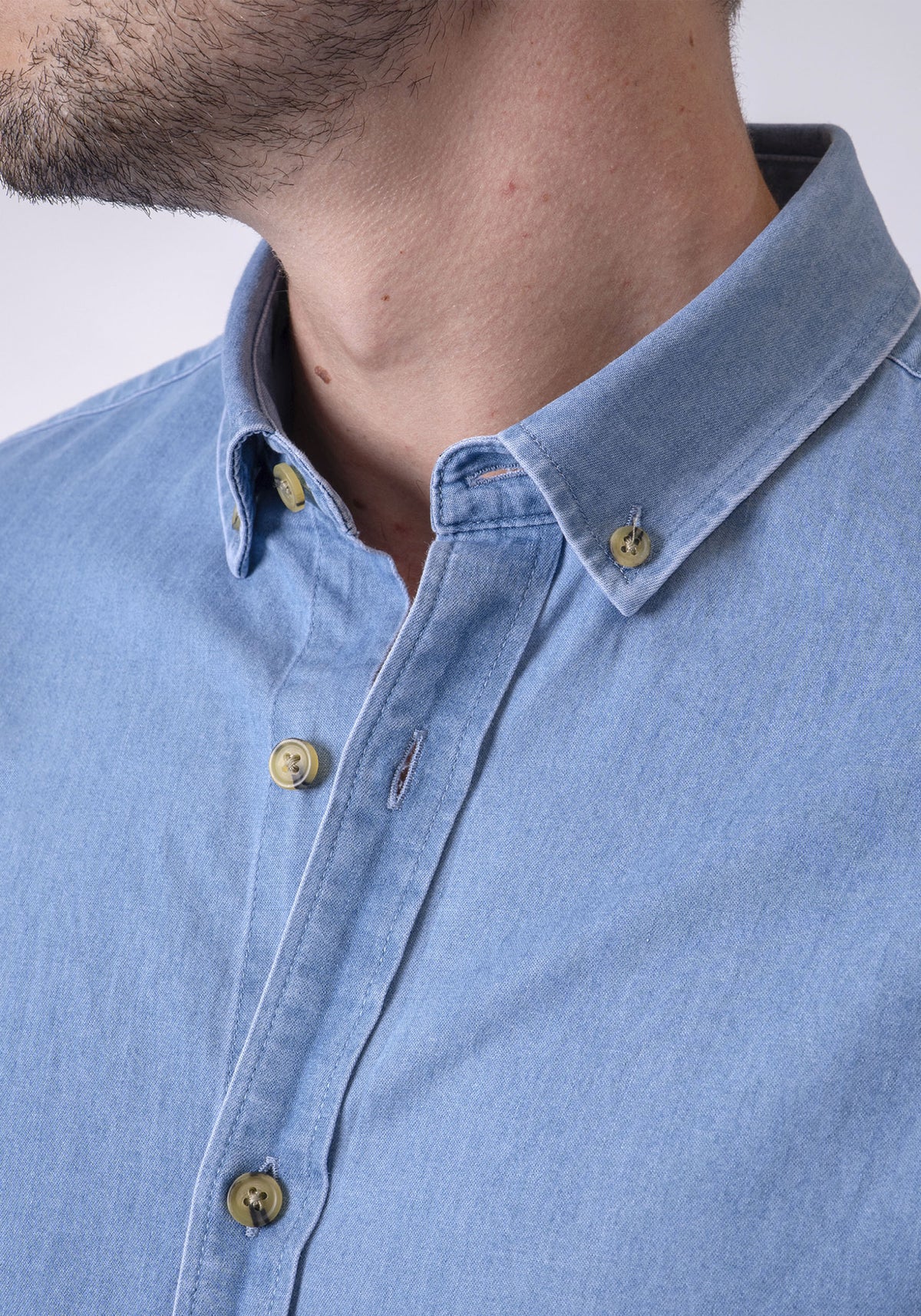 CARVEN CAMISA M/L HOMBRE AZUL CVK04160LTIN