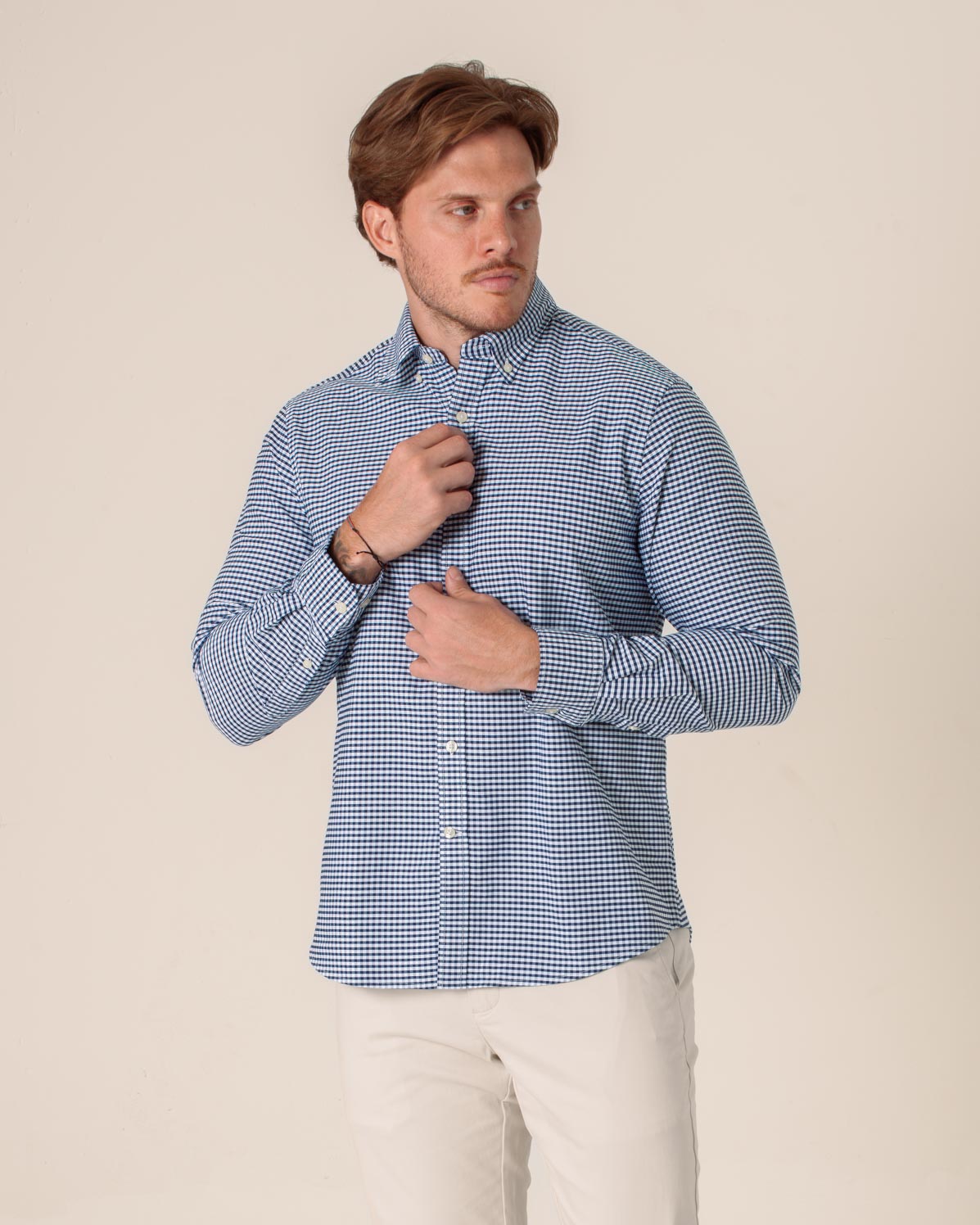 CARVEN CAMISA M/L HOMBRE AZUL CVK04119NV