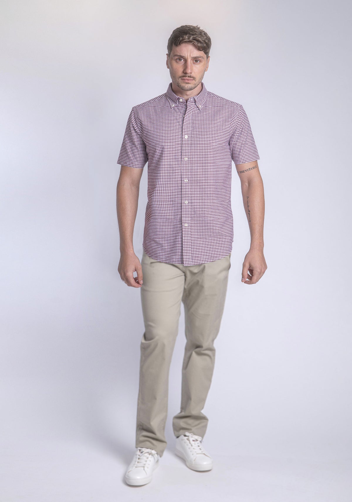 CARVEN CAMISA M/C HOMBRE ROJO CVK03119RD