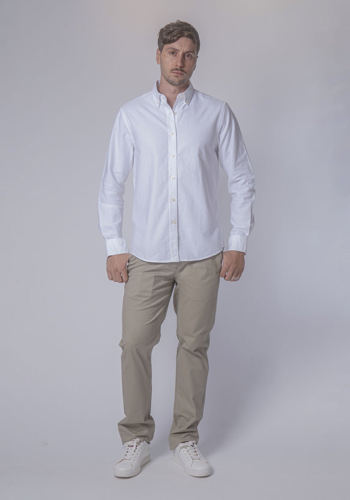 CARVEN CAMISA M/L HOMBRE WHITE CVK04102WH