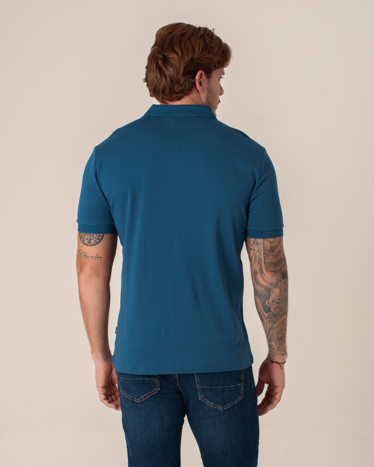 CARVEN POLO HOMBRE AZUL CVY31176ABU