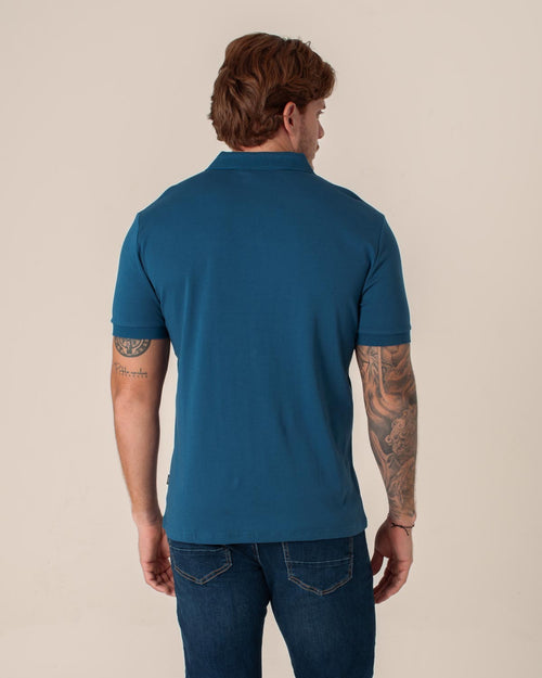 CARVEN POLO HOMBRE AZUL CVY31176ABU