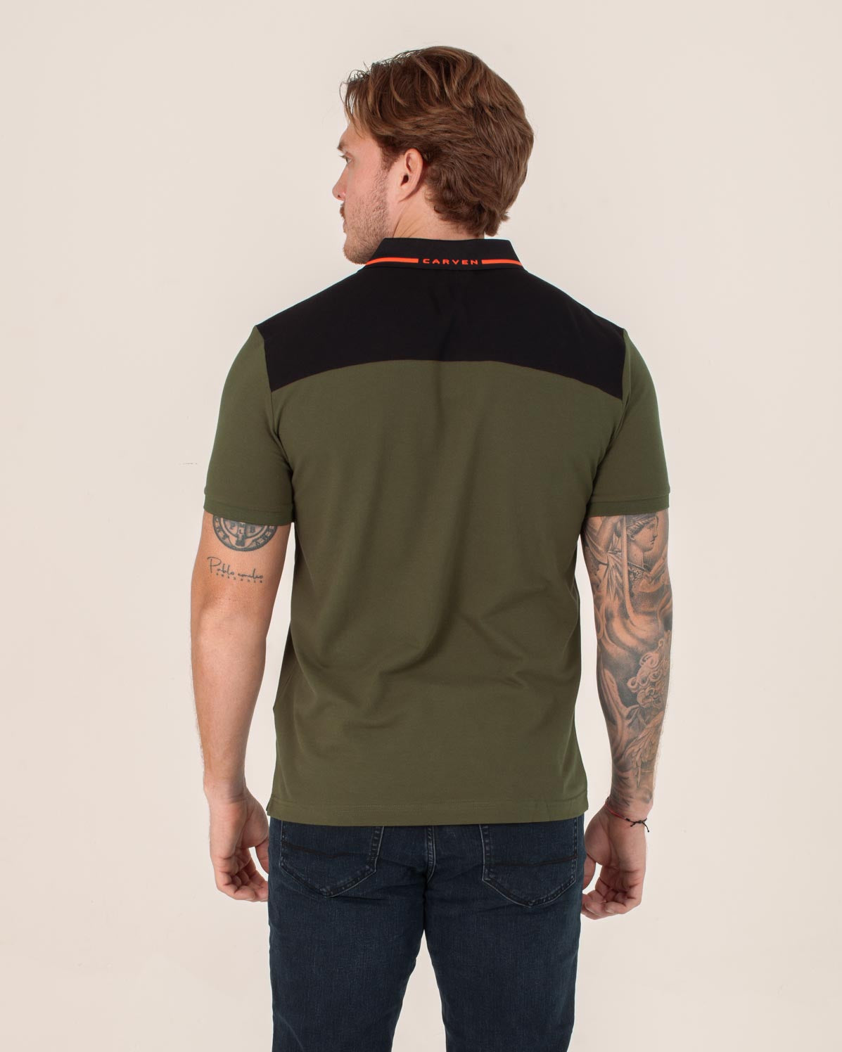 CARVEN POLO HOMBRE VERDE CVY31539AYGE