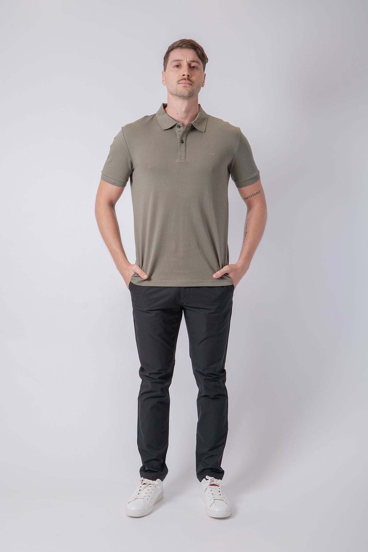 CARVEN POLO HOMBRE VERDE CVY31566AYGE