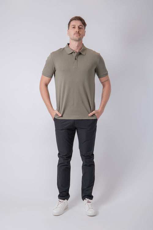 CARVEN POLO HOMBRE VERDE CVY31566AYGE
