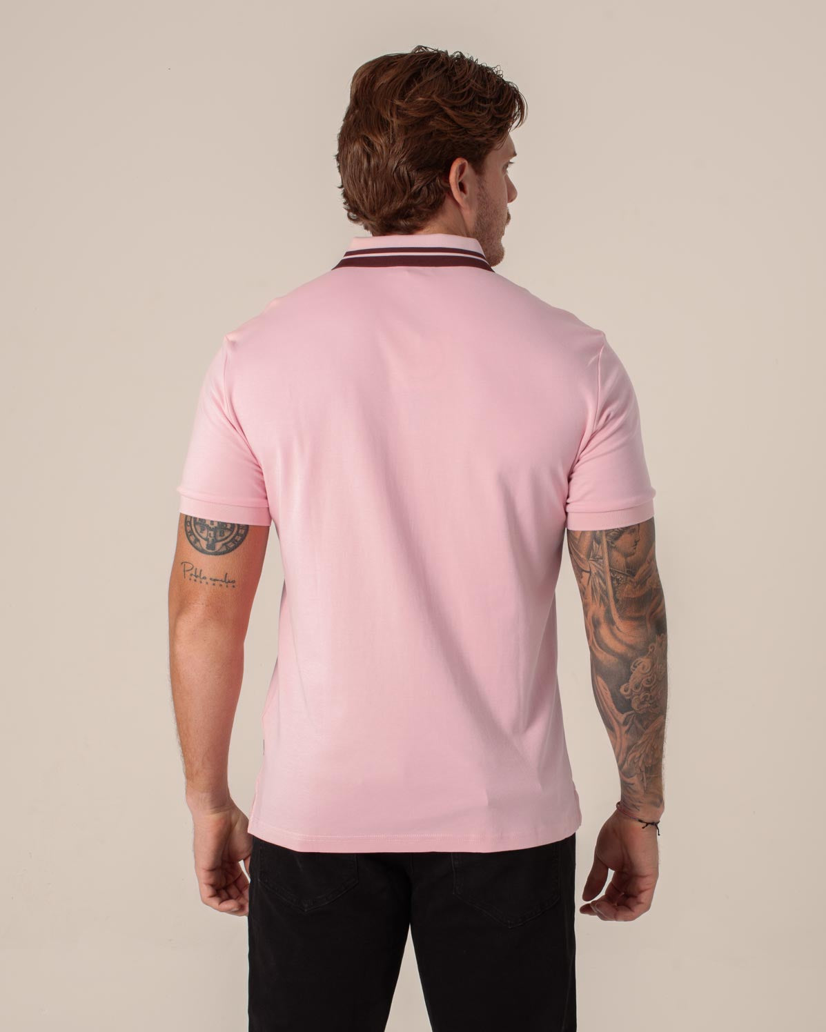 CARVEN POLO HOMBRE ROSADO CVY31540AUPK