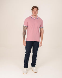 CARVEN POLO HOMBRE ROSADO CVY31545AUPK