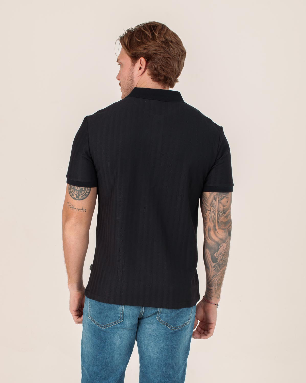 CARVEN POLO HOMBRE NEGRO CVY13562BL