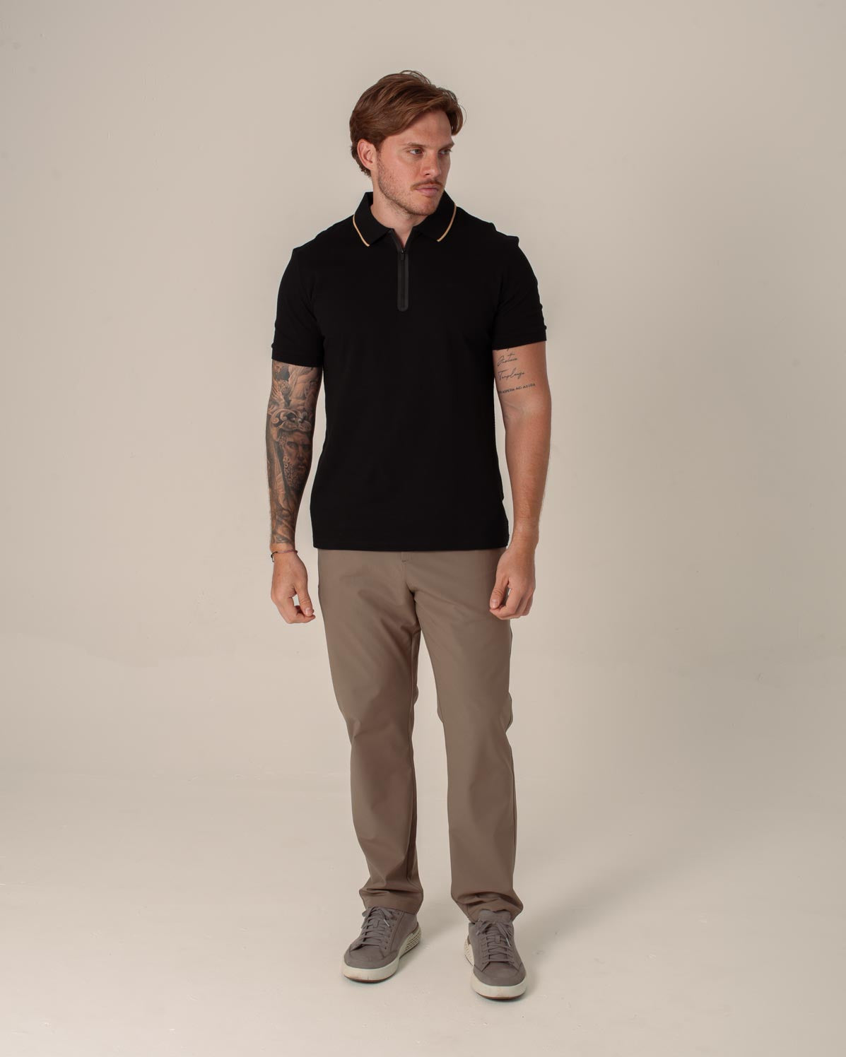 CARVEN POLO HOMBRE NEGRO CVY31176BL