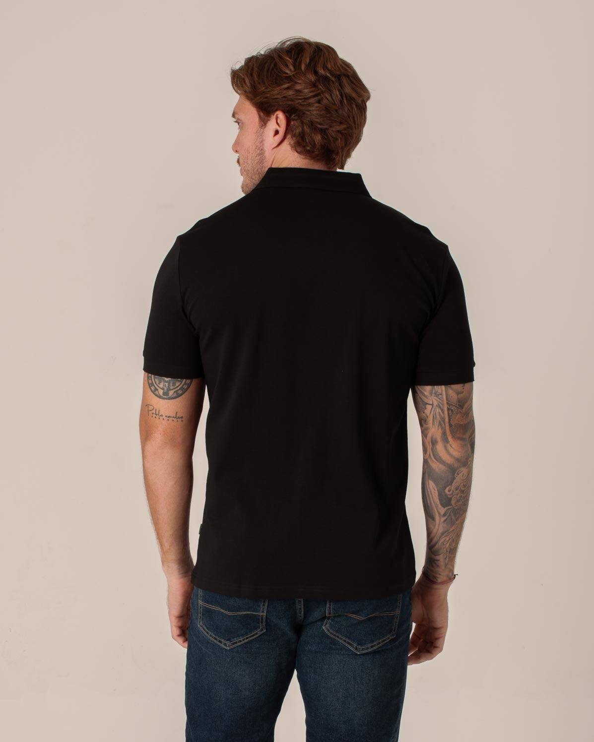 CARVEN POLO HOMBRE NEGRO CVY31514BL