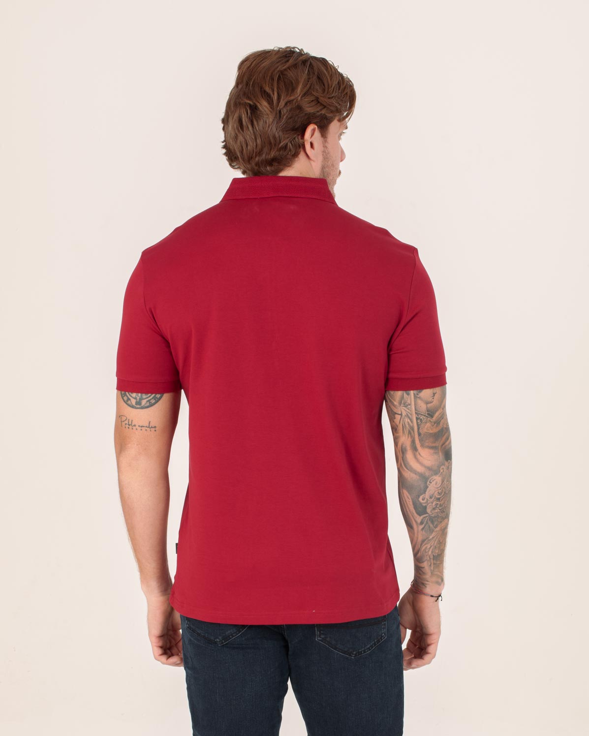 CARVEN POLO HOMBRE ROJO CVY31514CFRD