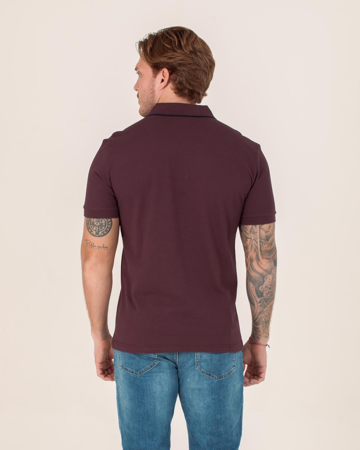 CARVEN POLO HOMBRE ROJO CVY31176DKBUR