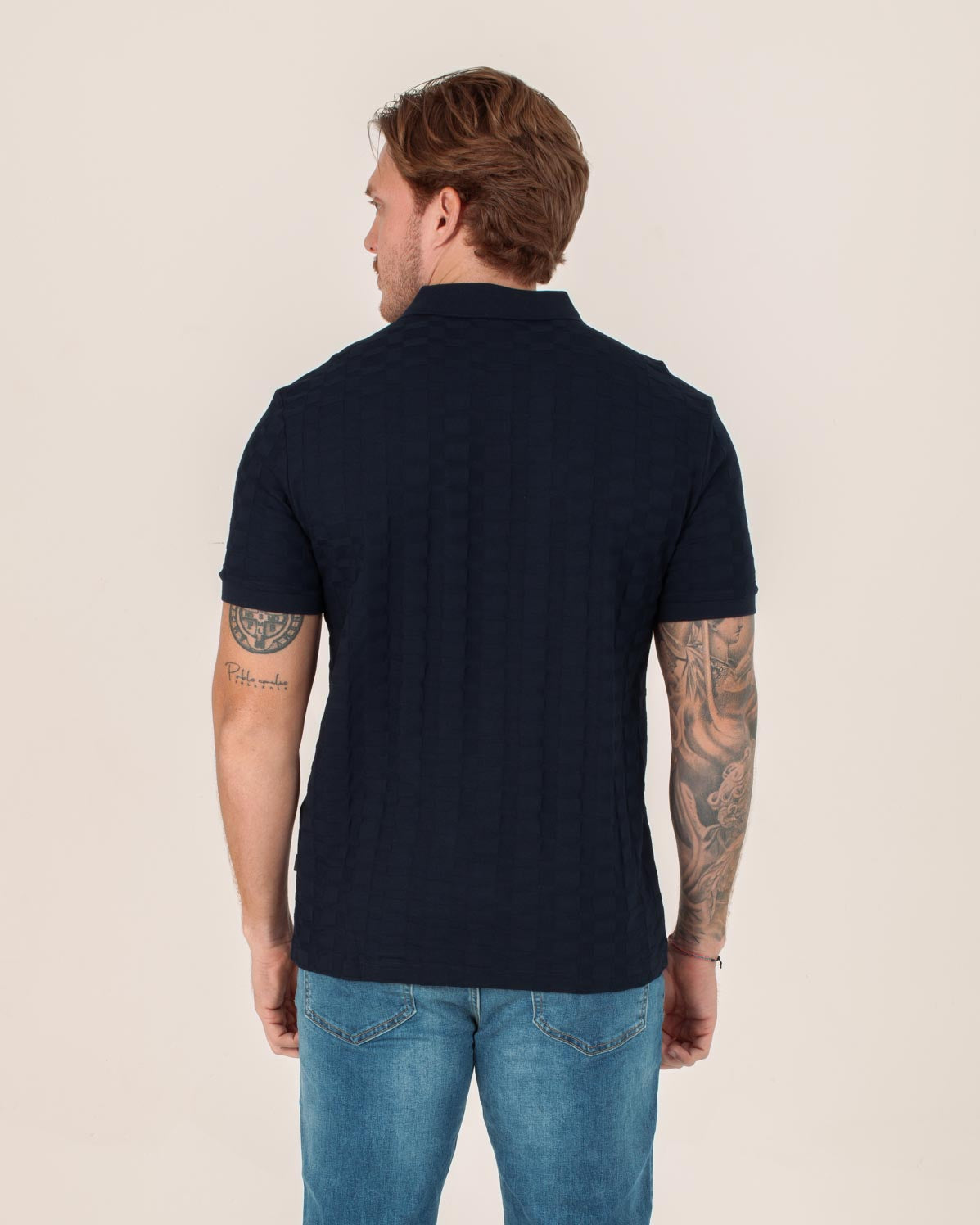 CARVEN POLO HOMBRE AZUL CVY13508DKNV