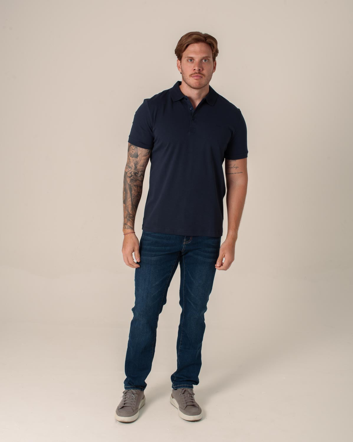 CARVEN POLO HOMBRE AZUL CVY31177DKNV