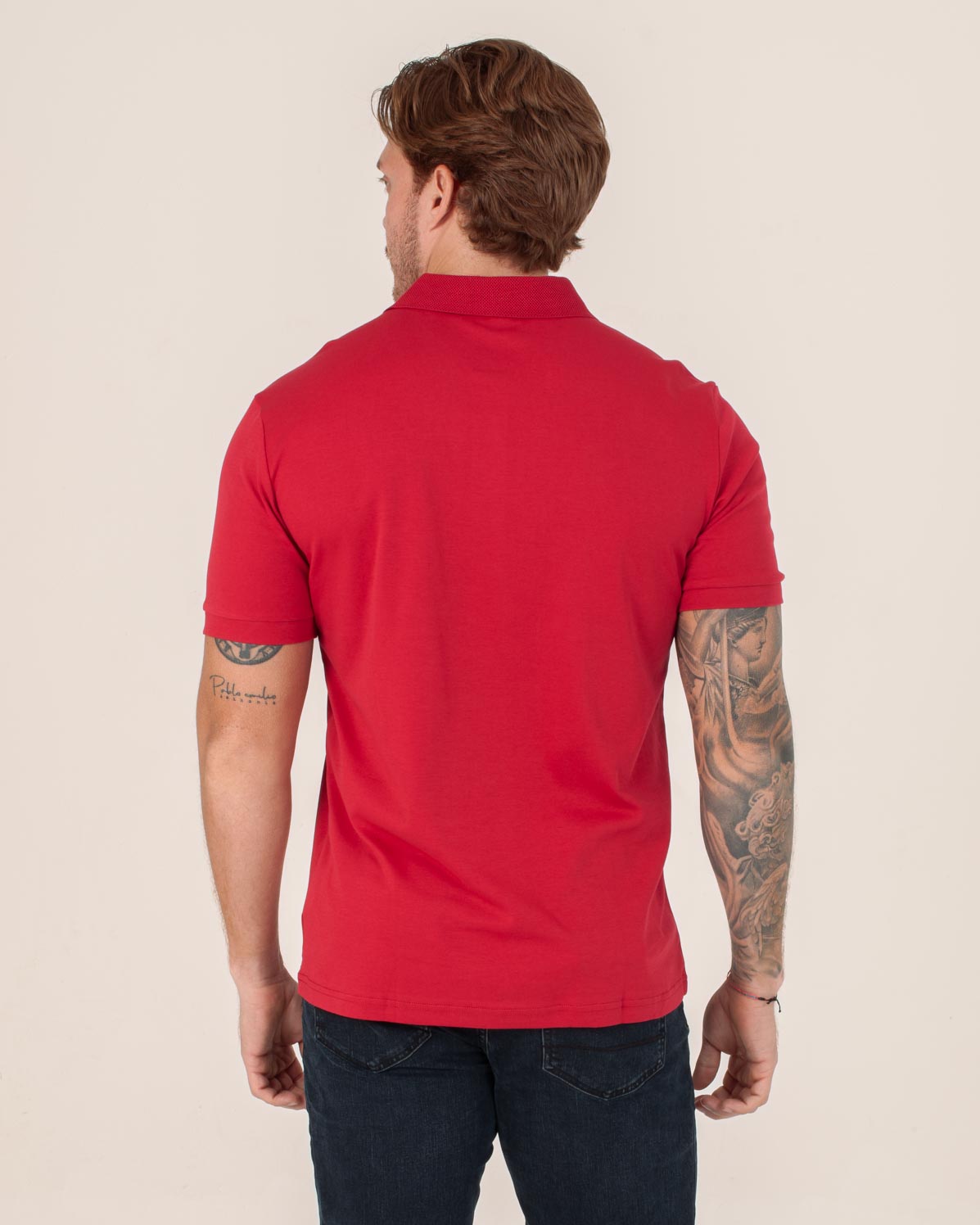 CARVEN POLO HOMBRE ROJO CVY31177DKRD