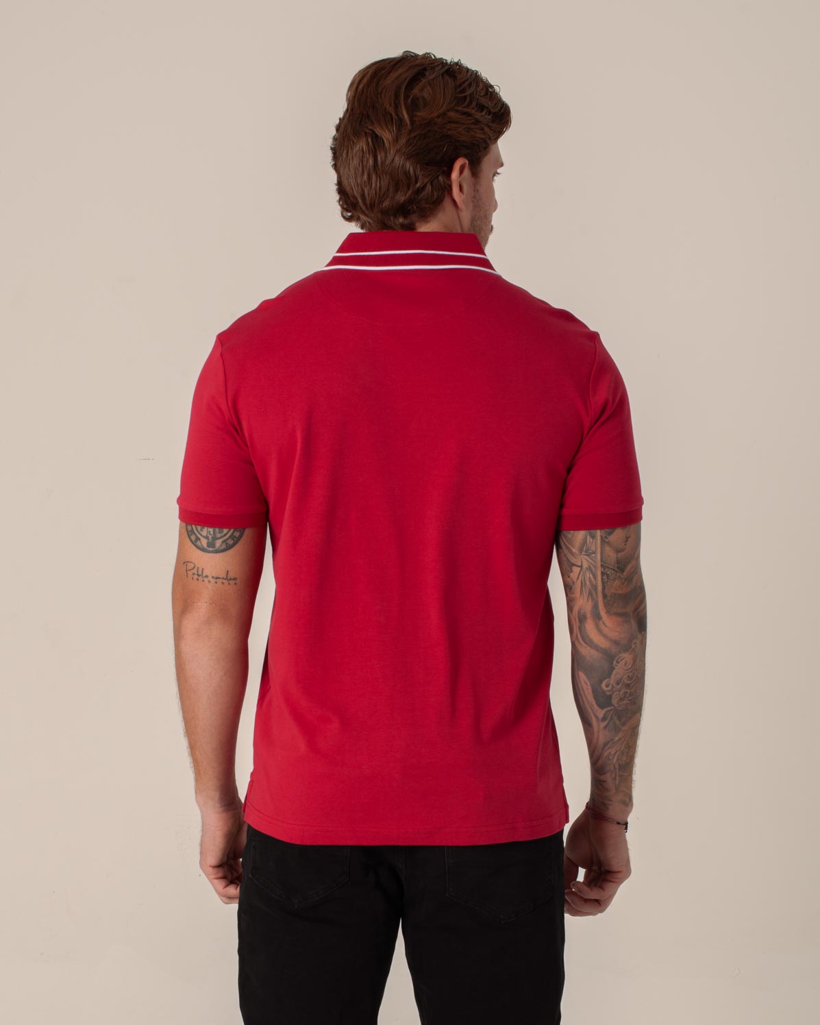 CARVEN POLO HOMBRE ROJO CVY31509DKRD