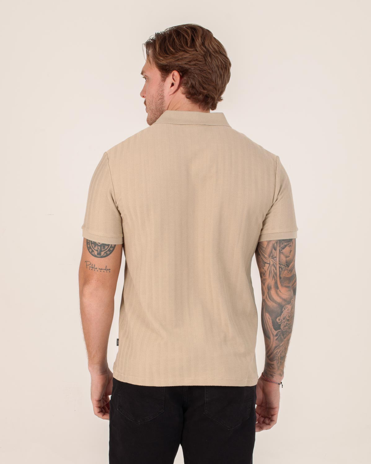 CARVEN POLO HOMBRE KHAKI CVY13562KA