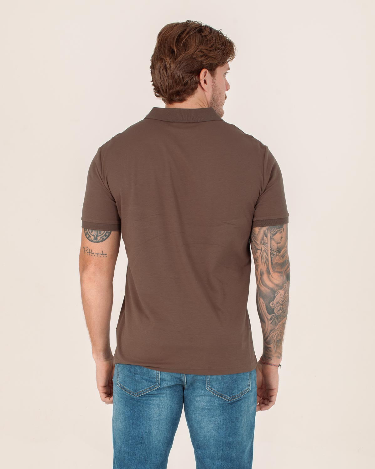 CARVEN POLO HOMBRE MARRON CVY31517SP