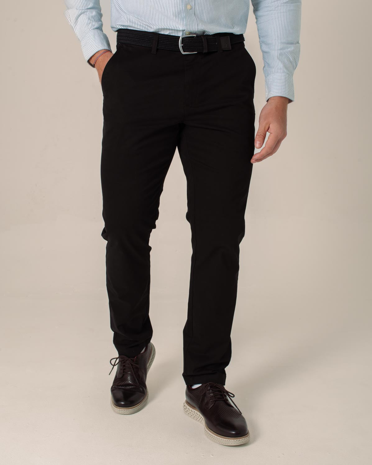 CARVEN PANTALON HOMBRE NEGRO CVB211BL