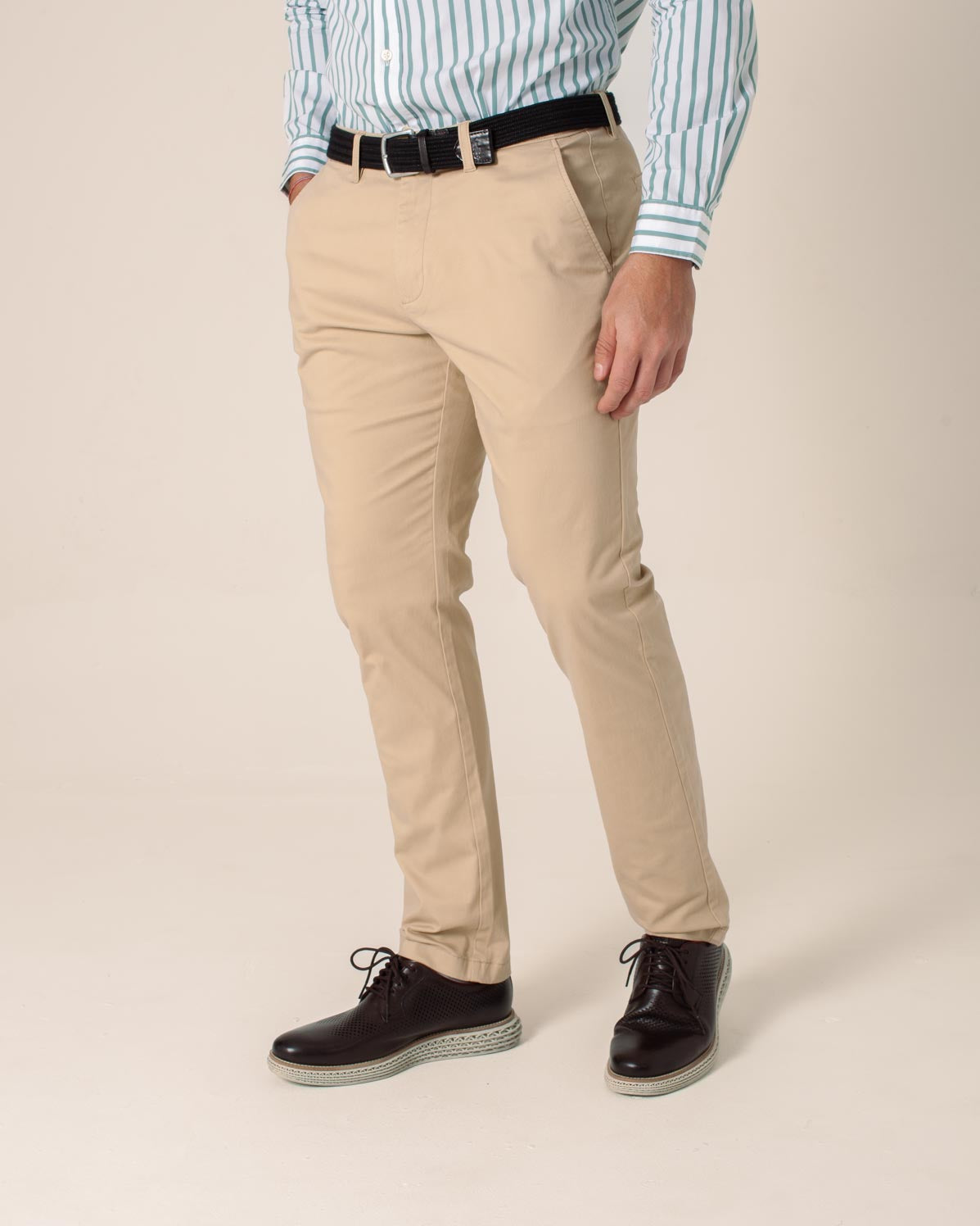 CARVEN PANTALON HOMBRE KHAKI CVB211KA