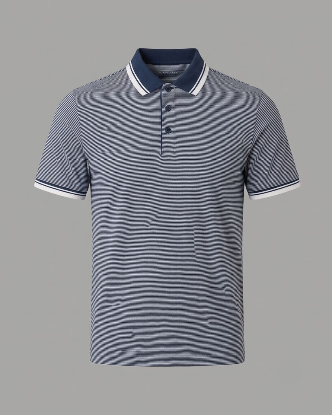 Polo P/H M/C Carven Para Hombre Color Azul Cv-Z31-140-Dknv