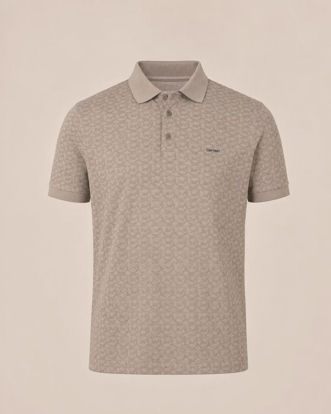 Polo P/H M/C Carven Para Hombre Color Blanco Cv-Z31-134-Ot