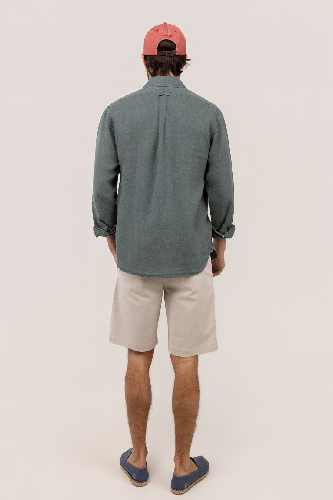 Camisa Lino EL GANSO HOMBRE VERDE