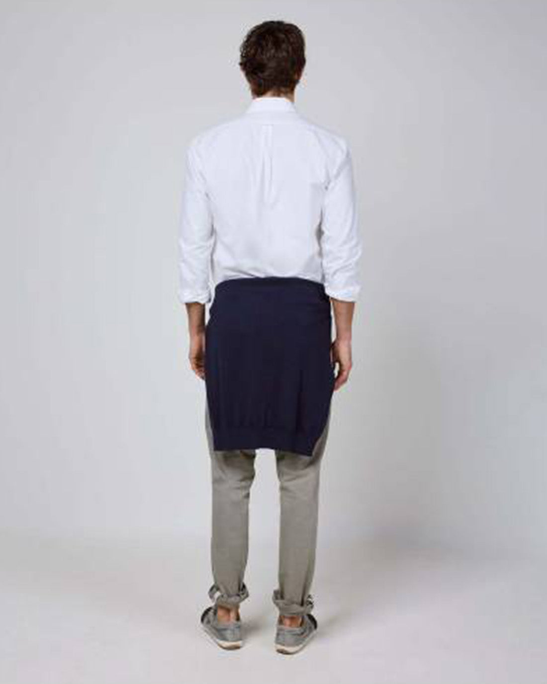 Camisa Algodón Garment Dyed EL GANSO HOMBRE BLANCO