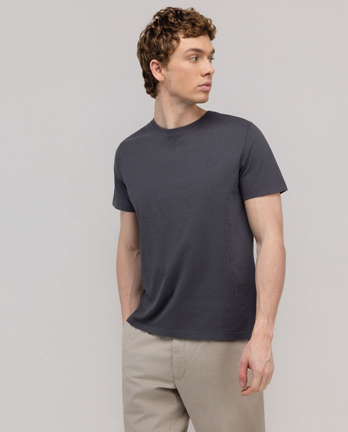 Camiseta Garment Dyed EL GANSO HOMBRE GRIS