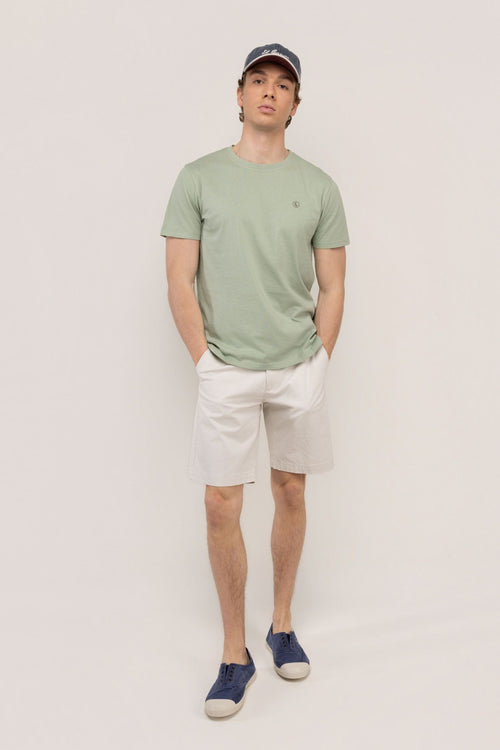 Camiseta Garment Dyed EL GANSO HOMBRE VERDE