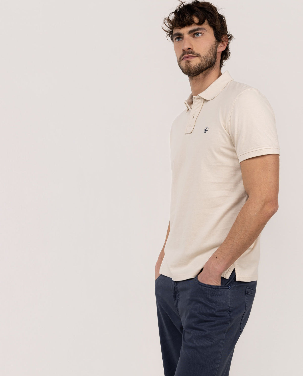 Polo Single Jersey EL GANSO HOMBRE BEIGE