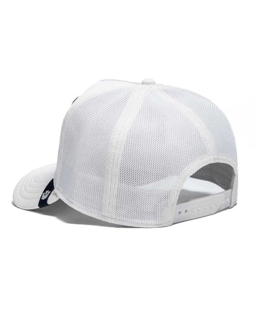 GORRA GORIN BROSS FAUX LEATHER BULL SKULL COLOR BLANCO