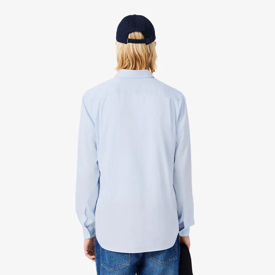 LACOSTE CH2933HBP CAMISA DE ALGODON FIT REGULAR BLUE