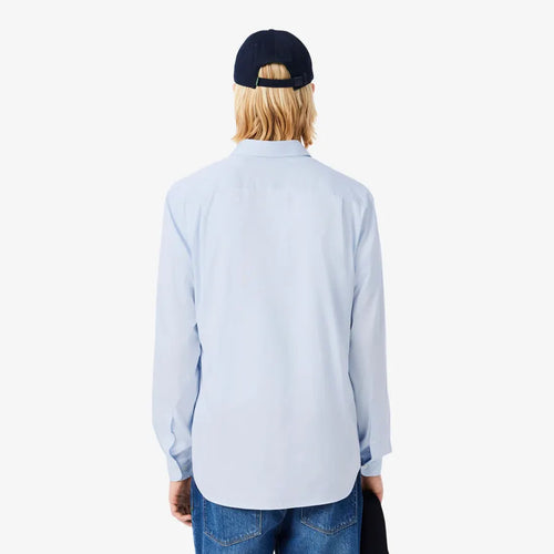 LACOSTE CH2933HBP CAMISA DE ALGODON FIT REGULAR BLUE