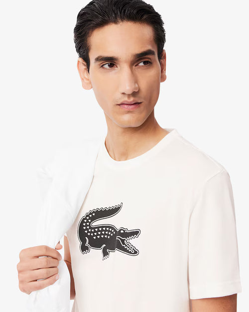 LACOSTE TH204223AU8 CAMISETA DEPORTIVA XXL WHITE