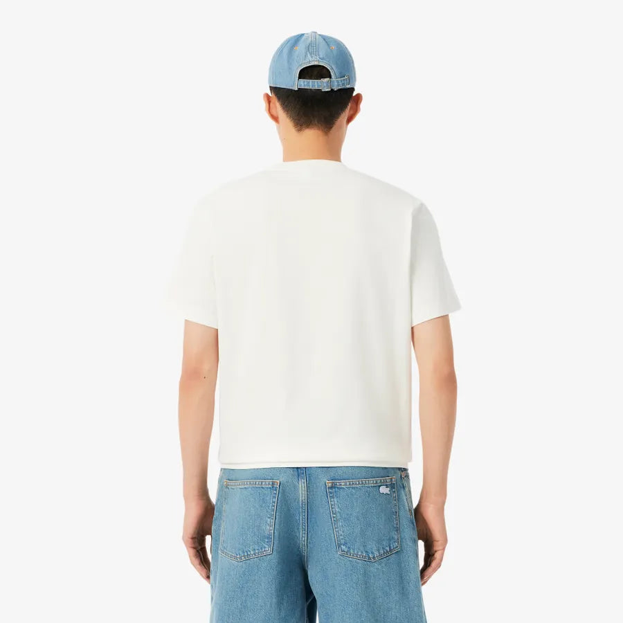 LACOSTE TH589970V CAMISETA WHITE