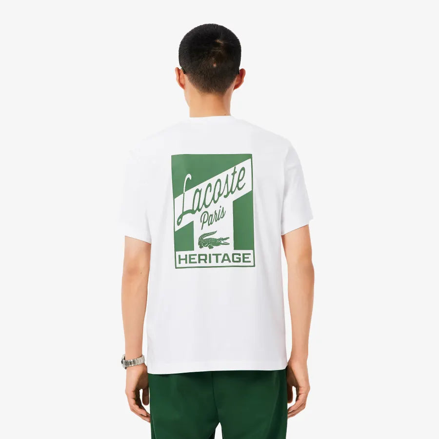 LACOSTE TH5948001 CAMISETA MULTI ESTAMPADA WHITE