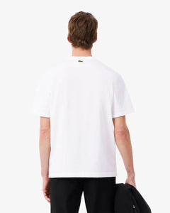 LACOSTE TH656523001 CAMISETA DE ALGODON WHITE