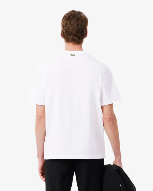 LACOSTE TH656523001 CAMISETA DE ALGODON WHITE