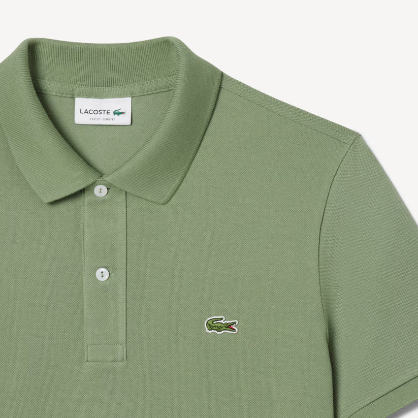 LACOSTE PH4012S86 POLO L.12. PIQUE SLIM FIT GREEN